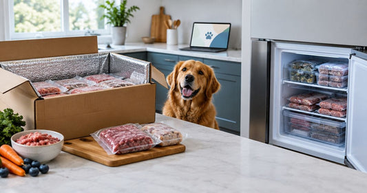 Raw dog food delivery to freezer storage: 2026 workflow