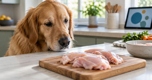 Can dogs eat raw chicken safely?