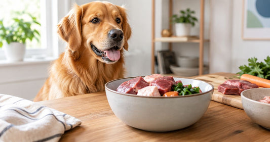 How much does raw dog food cost per month?