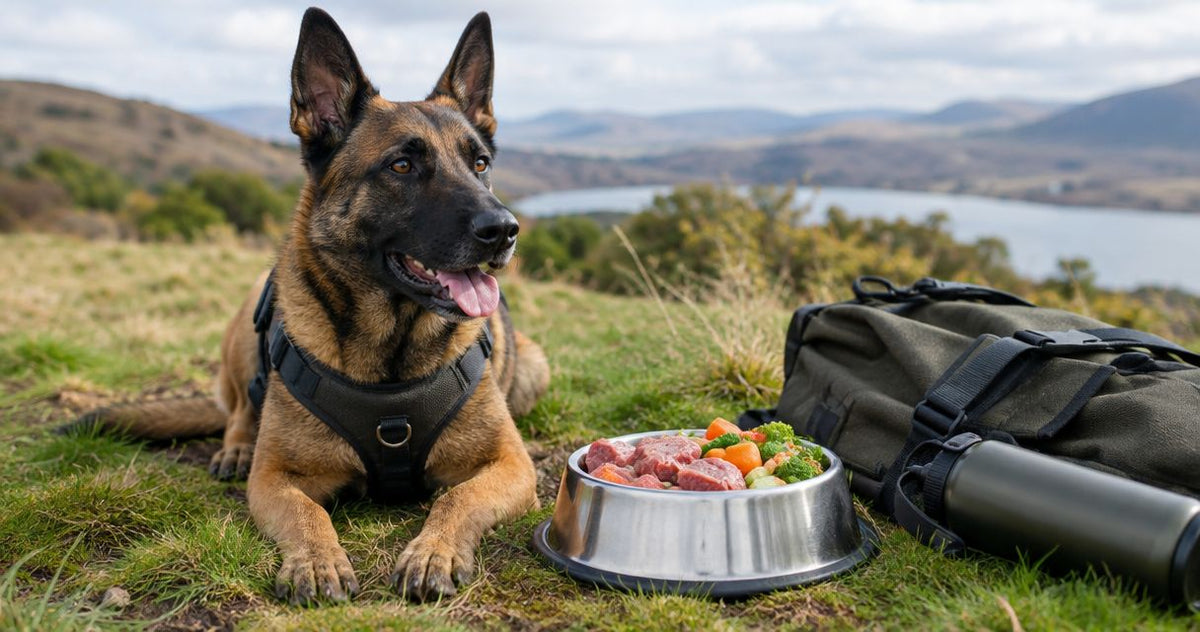 Best raw dog food for working dogs UK 2026