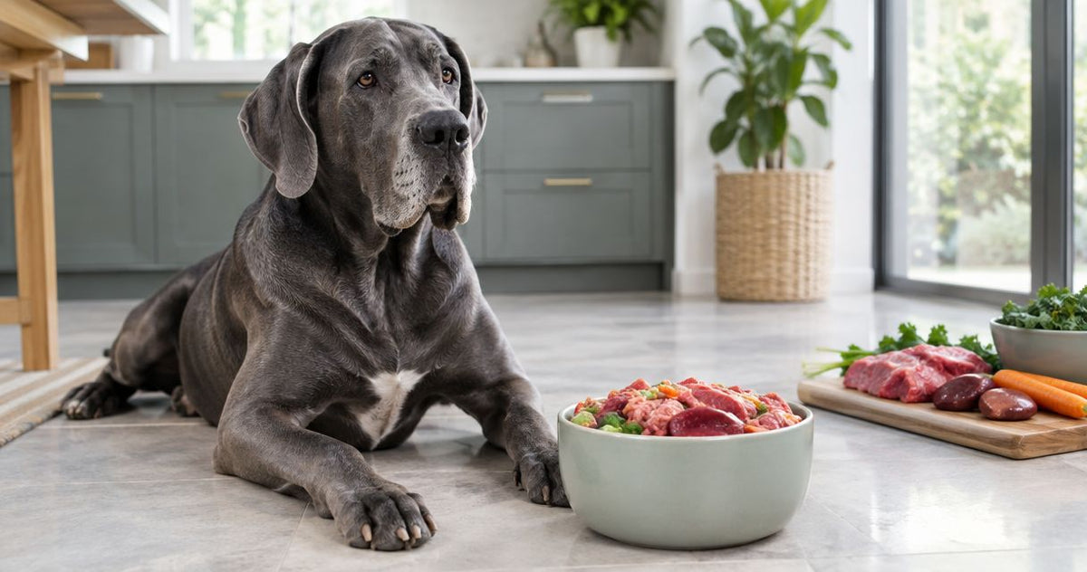 Best raw dog food for large breed dogs UK 2026