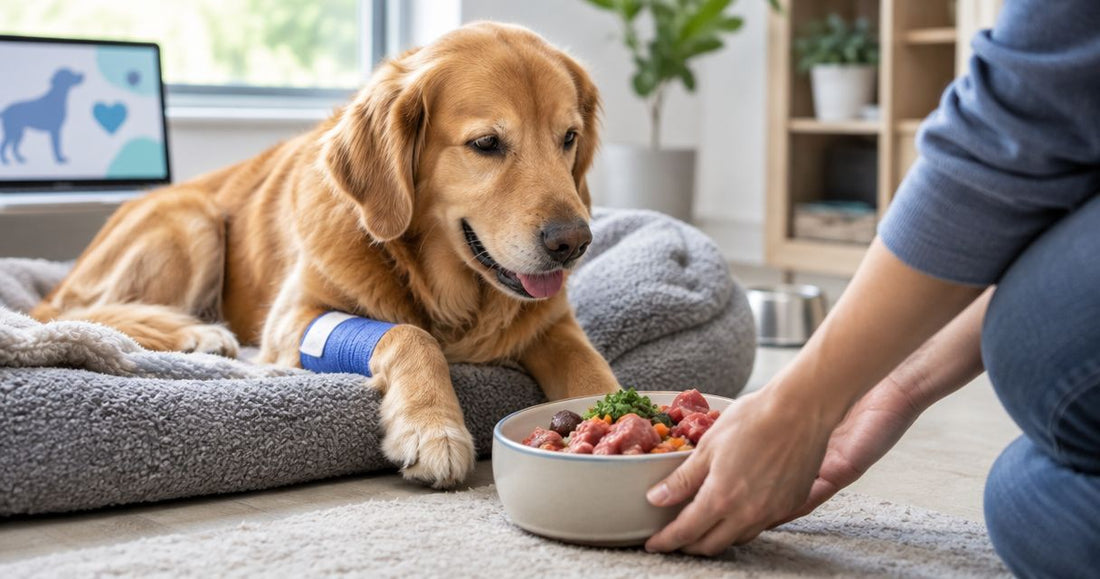 Raw dog food for dogs recovering from surgery: complete 2026 guide