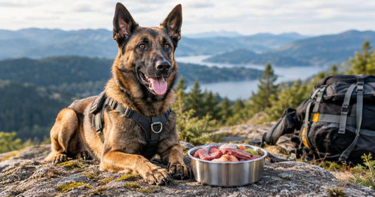 Can working dogs get enough energy from raw food?