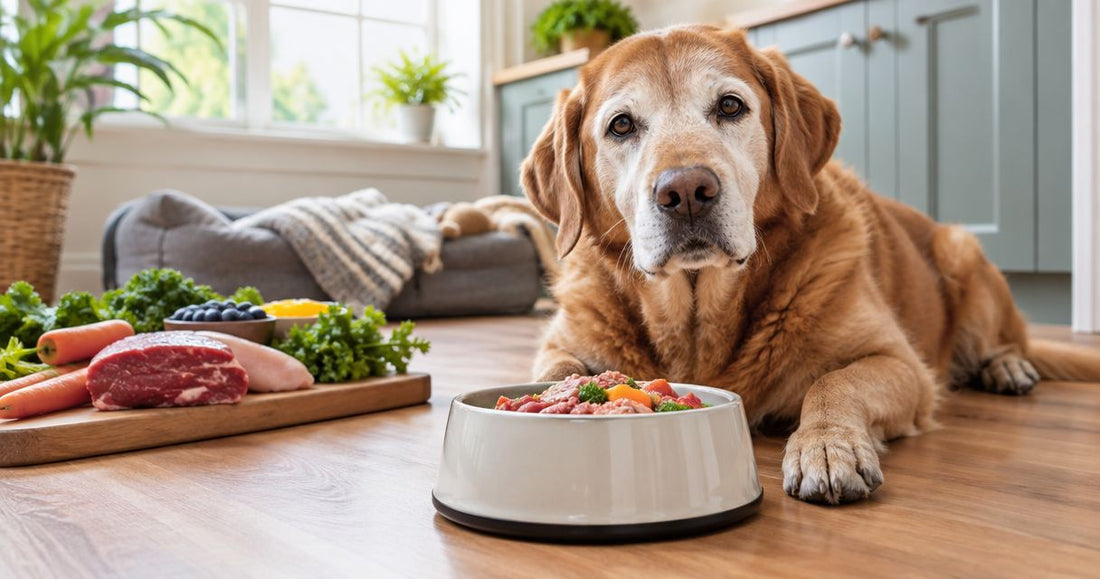 Best raw dog food for senior dogs UK 2026