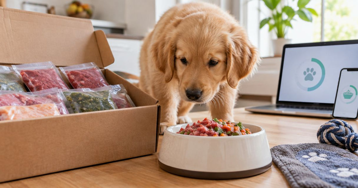 From first delivery to first meal: puppy raw food workflow 2026