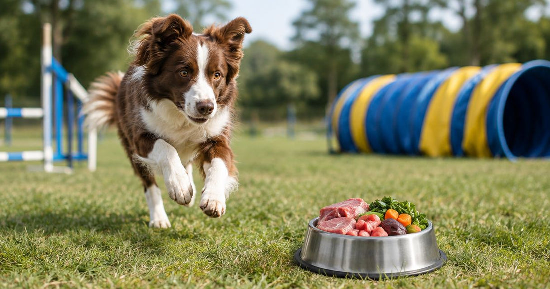 Raw dog food for agility and sporting dogs: complete 2026 guide