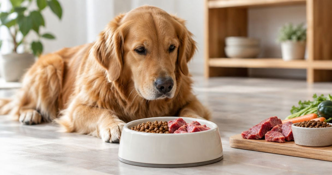 Can you mix raw and kibble dog food?