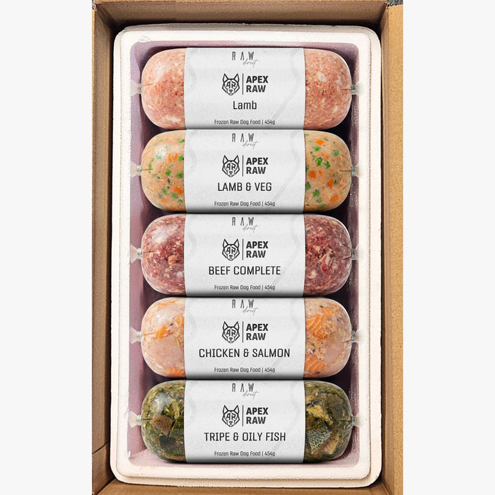 Raw Assorted Flavour Variety Box | 454g Rolls