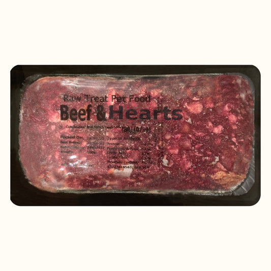 Beef & Heart 500g - Raw Direct