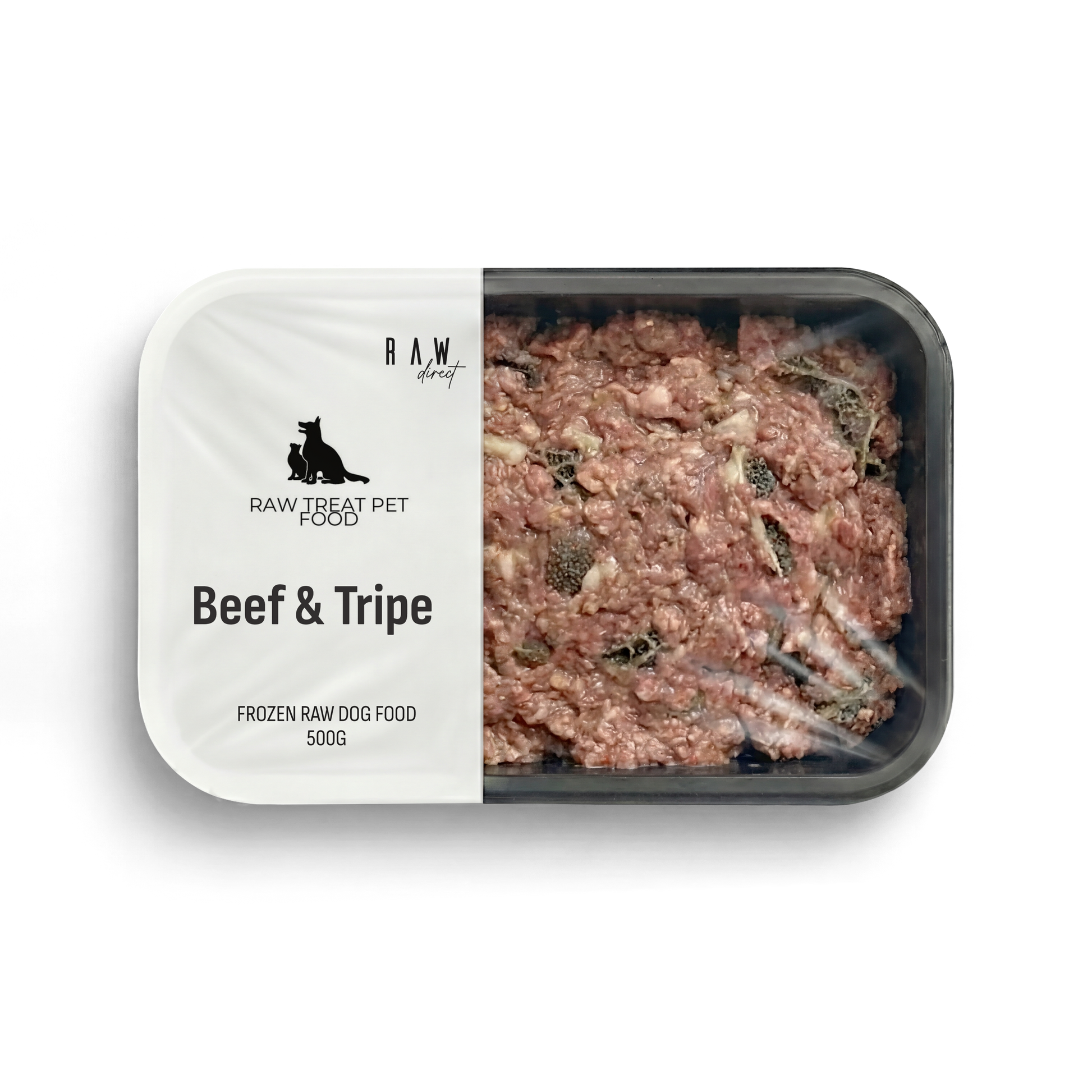 Beef & Tripe 500g - Raw Direct