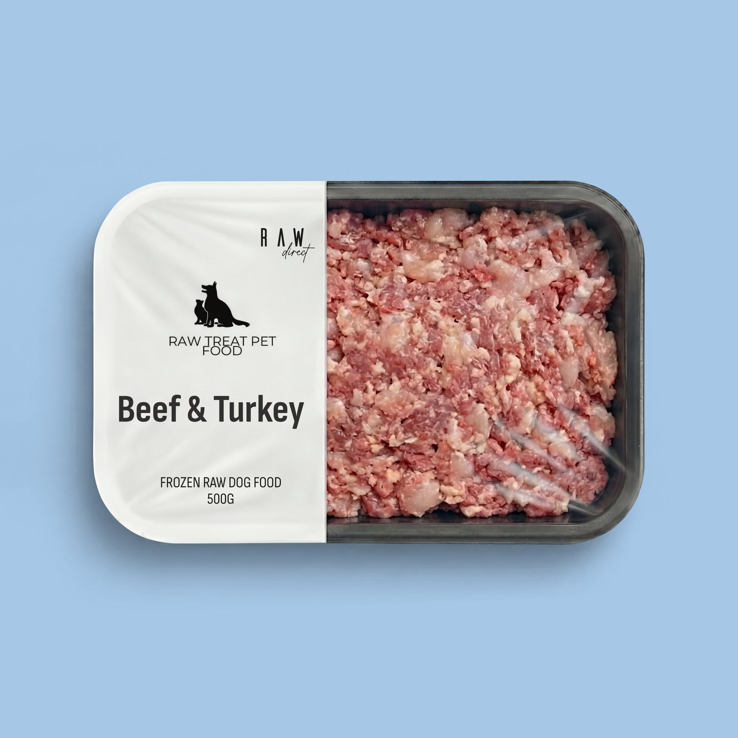 Beef & Turkey 500g - Raw Direct