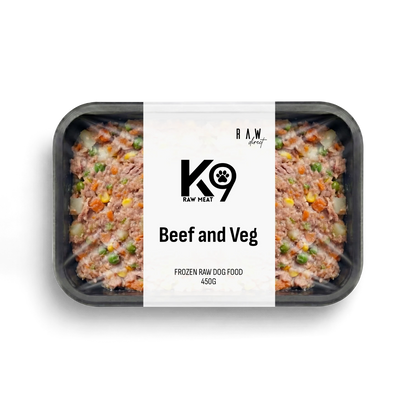 K9 Raw Beef & Veg | Complete Raw Dog Food | Raw Direct