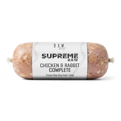 Supreme Chicken & Rabbit Complete | 454g | 80/10/10 | BARF - Raw Direct