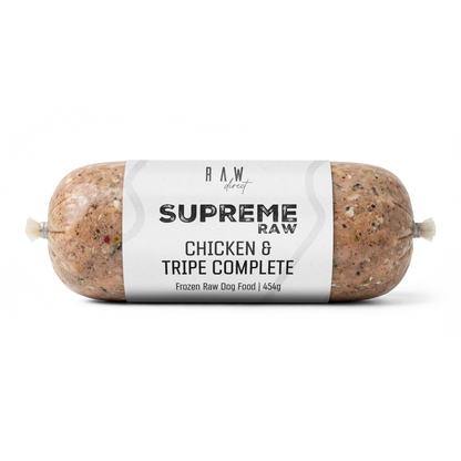 Supreme Chicken & Tripe Complete | 454g | 80/10/10 - Raw Direct