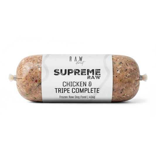Supreme Chicken & Tripe Complete | 454g | 80/10/10 - Raw Direct