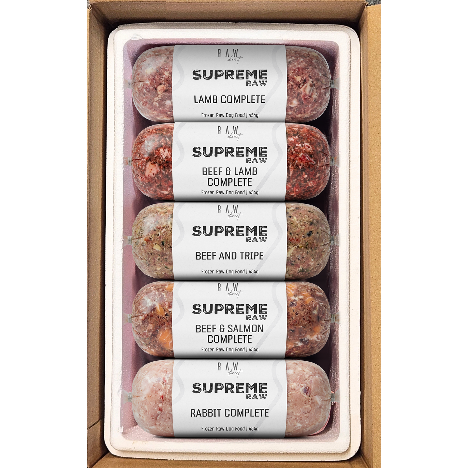Supreme Chicken Free Allergy Box | Complete 80/10/10 - Raw Direct