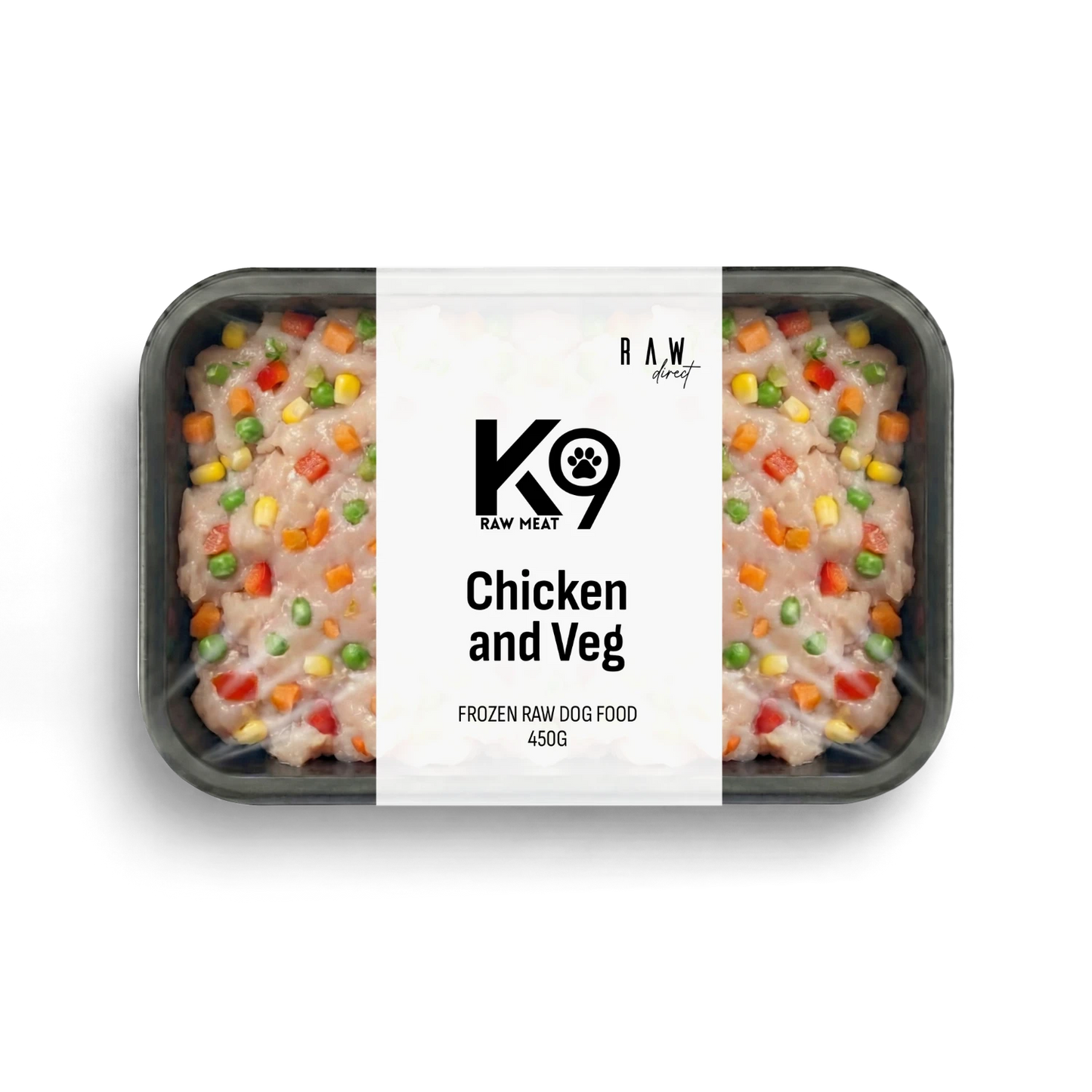 K9 Raw Chicken and Veg | Complete Raw Dog Food | Raw Direct