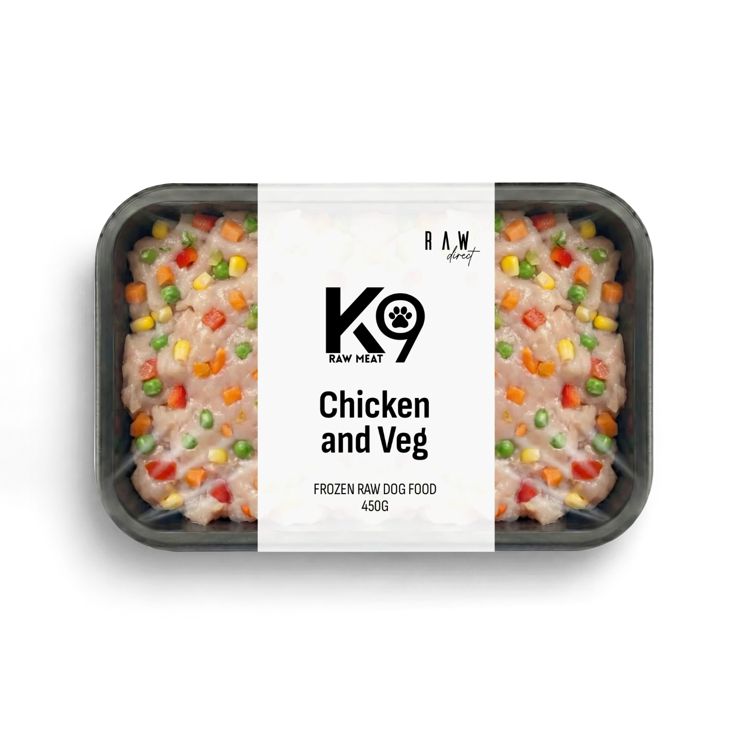 K9 Raw Chicken and Veg | Complete Raw Dog Food | Raw Direct