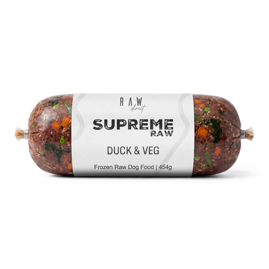 Supreme Duck & Veg Complete | 454g | 80/10/5/5 - Raw Direct