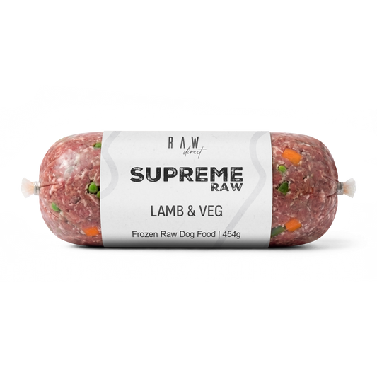 Supreme Lamb & Veg Complete | 454g | 80/10/5/5 - Raw Direct