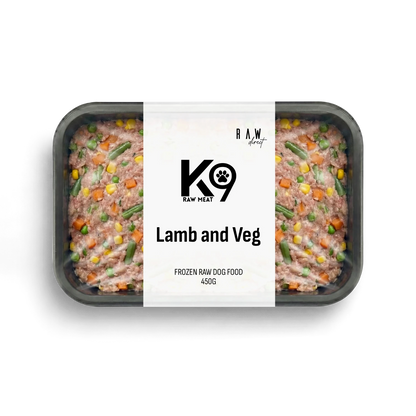 K9 Raw Lamb & Veg | Complete Raw Dog Food | Raw Direct
