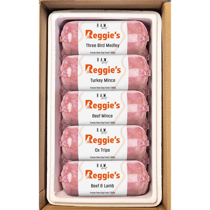Reggie's Variety Box | 500g Rolls - Raw Direct