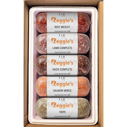 Reggie's No Chicken Box | 500g Rolls - Raw Direct