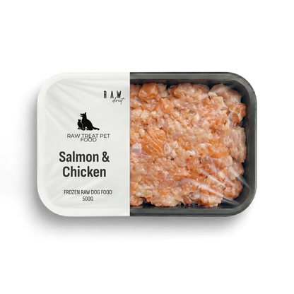 Salmon & Chicken 500g - Raw Direct