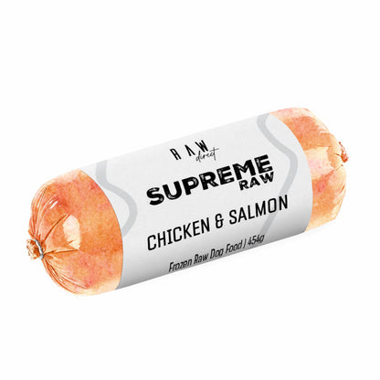 Raw Chicken & Salmon Complete | 454g | 80/10/10 - Raw Direct