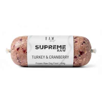 Supreme Turkey & Cranberry Complete | 454g | 80/10/5/5 - Raw Direct