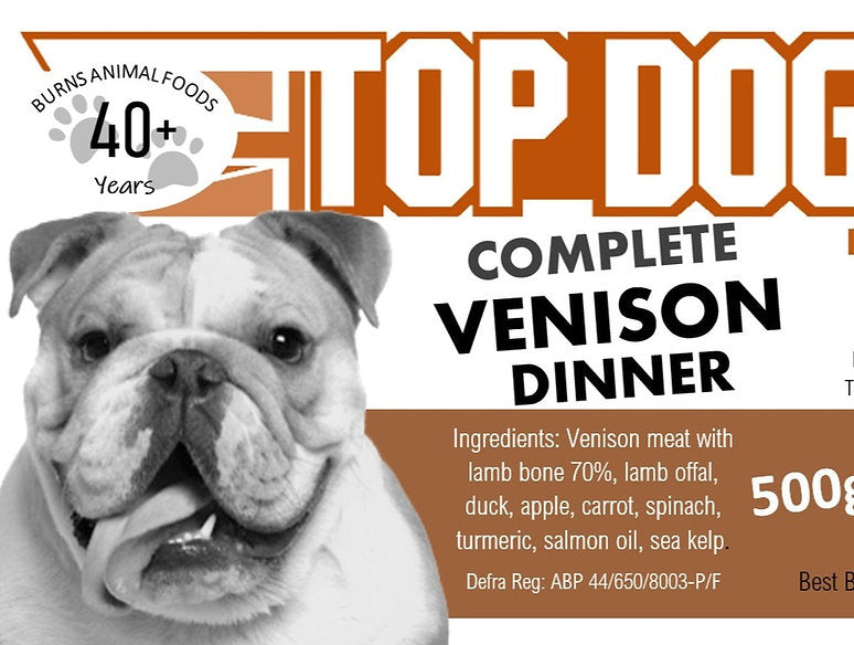 Venison Dinner Complete 500g | 80/10/10 - Raw Direct