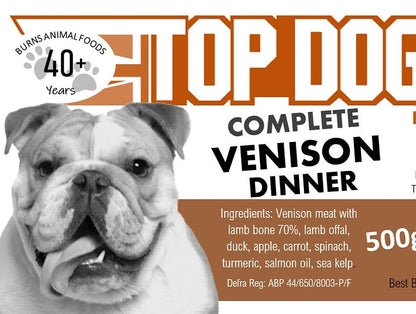 Venison Dinner Complete 500g | 80/10/10 - Raw Direct