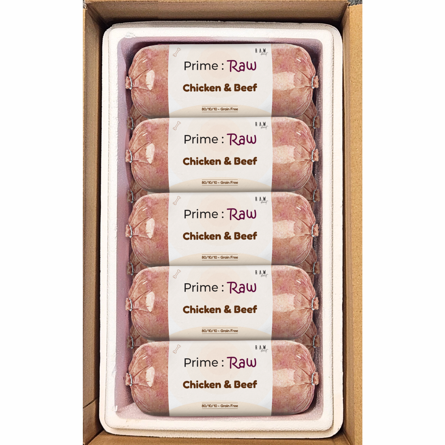 Chicken & Beef Complete 454g | 80/10/10 - Raw Direct