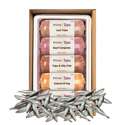 Prime Raw Mix 26 | 1kg Sprats - Raw Direct